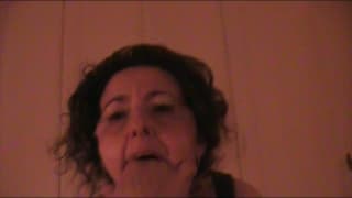 A mature slut is eager to suck cock A mature slut is eager to suck cock