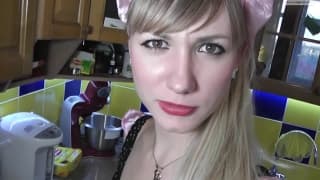 Hot blonde opens her ass for this guy Hot blonde opens her ass for this guy