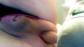 This tranny loves to fuck herself with a toy This tranny loves to fuck herself with a toy