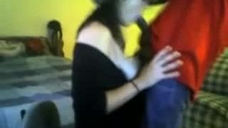 She sucks all of his black dick She sucks all of his black dick