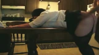 He bends her over and gives it to her hard He bends her over and gives it to her hard