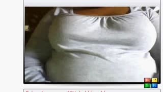 Amateur chubby milf showing her tits