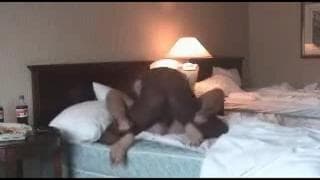 Black guy sinks his dick in his wife