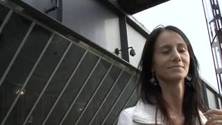 With this brunette we can enjoy much more Cum Swallowing , Blowjob, POV , Brunette , Small Tits, Outdoor, European