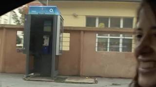 A woman on the street accepts the challenge Young, Blowjob, POV , Natural Big Tits, Outdoor, European
