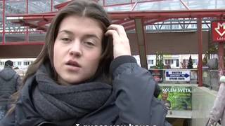 Blowjob, POV , Brunette , Small Tits, European