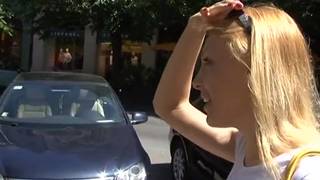 This Czech blonde likes to suck anyone This Czech blonde likes to suck anyone
