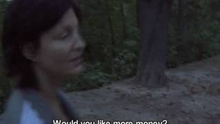 Ready for everything for some easy money MILF, Blowjob, POV , Natural Big Tits, Spying, Outdoor, European