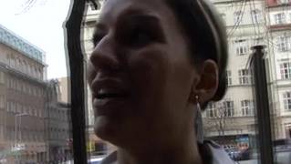 Shy girl who loves the smell of money Blowjob, Brunette , Outdoor, European