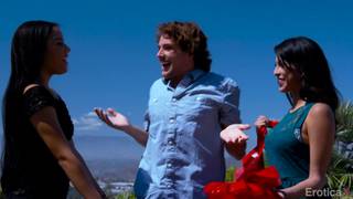 Maya Bijou with Sophia Leone by the pool Maya Bijou with Sophia Leone by the pool