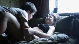 Amateur brunette has her hands tied up Amateur brunette has her hands tied up