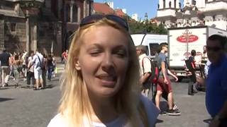 This blonde milf loves sex in the open air This blonde milf loves sex in the open air