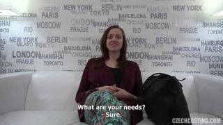 Zuzana is in this casting for a good fuck Zuzana is in this casting for a good fuck