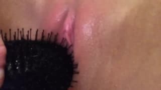 She enjoys masturbating in the shower