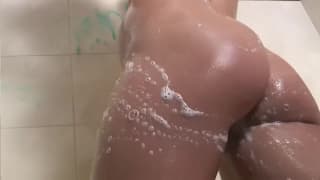 Soaped up and feeling super horny for you Soaped up and feeling super horny for you