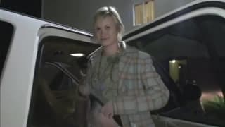 They get horny and topless in the car They get horny and topless in the car