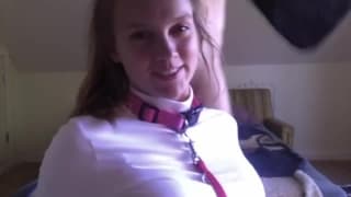 This guy loves to completely dominate her This guy loves to completely dominate her