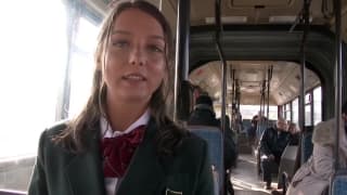 Young girl has anal sex on the public bus Young girl has anal sex on the public bus