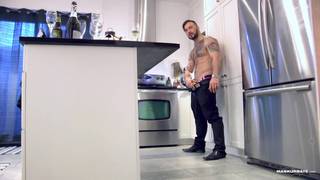 Manuel Deboxer jerks off thinking of Pascal