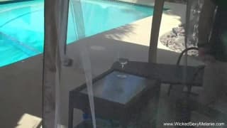 Sexy blonde Melanie is enjoying his solid dick Sexy blonde Melanie is enjoying his solid dick