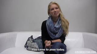 Hot blonde dancer wants to enter porn Young, Blonde, Mature, Small Tits, Casting Porno, Pornstar, European, Oil, Solo