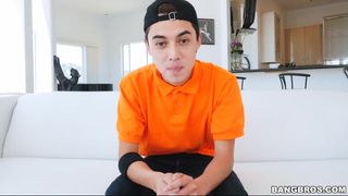 Facial Ejaculation, Blowjob, Brunette , Deepthroat , Hairy Pussy, European