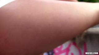 Blonde slut gets paid outdoors Blonde slut gets paid outdoors