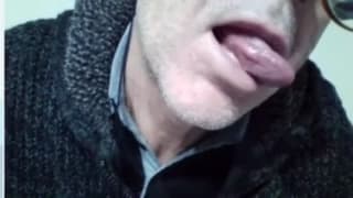 Mature amateur wacks his cock out, watch him!