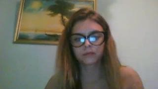 Christine making a private webcam show Christine making a private webcam show