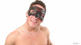Justin Filion enjoys wanking with a mask Justin Filion enjoys wanking with a mask