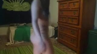 Petite brunette dances on cam for us