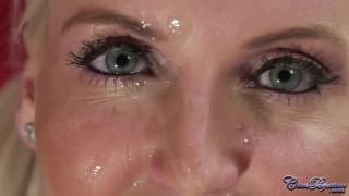 Sweet blonde is happy to get it all Sweet blonde is happy to get it all