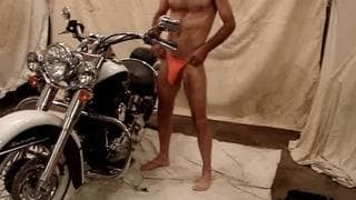 Stripping for all of my fans on webcam