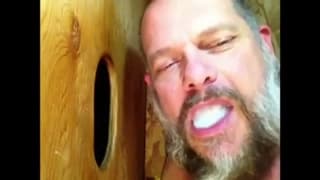 Old guy with a real foot fetish enjoys this