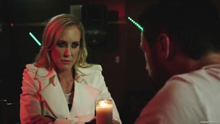 Blonde MILF in Lingerie Gets Her Pussy Stretched by a Massive Cock