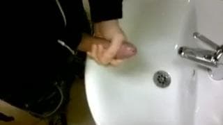 Young emo guy jerks off in the bathroom Young emo guy jerks off in the bathroom