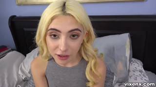Blonde earns her place to live getting fucked Blonde earns her place to live getting fucked