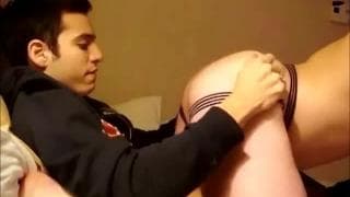 Teasing each other with their bodies Teasing each other with their bodies