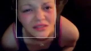 She learns how to take a cum facial She learns how to take a cum facial