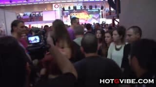 Big Cock Emilio Fucks Amirah In Public Blowjob, Brunette , Big Dick, Full HD, European, Cunnilingus