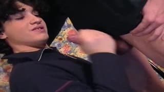 Two young friends feel pleasure at home Two young friends feel pleasure at home