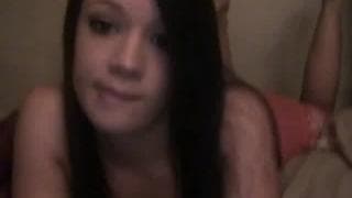 Playing with herself and rubbing her pussy