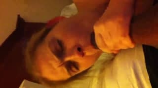 Sucking his big dick like a lollipop Sucking his big dick like a lollipop