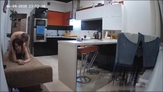 Horny client fucking a slut on the couch Horny client fucking a slut on the couch