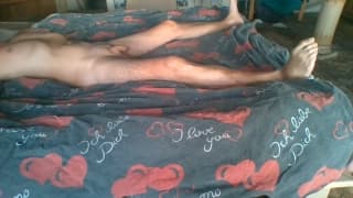 He gets her in to doggy position for a fuck