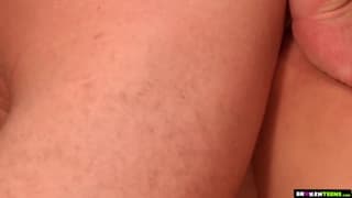 Fucking a sexy brunette teen in stocking Fucking a sexy brunette teen in stocking