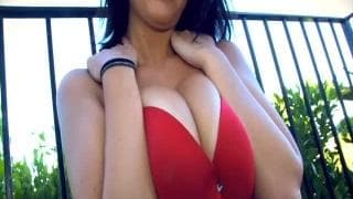 Dillion Harper's small but has big round tits Blowjob, Massage , Natural Big Tits, Big Ass