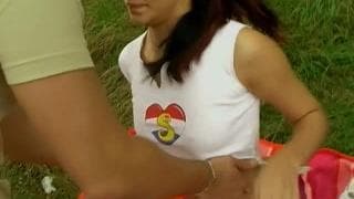 Natascha D gets fucked outdoors Natascha D gets fucked outdoors