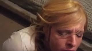 Mature blonde tranny just wants to suck Mature blonde tranny just wants to suck
