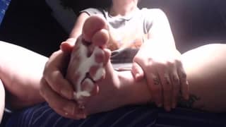 A sex toy to give her pussy pleasure A sex toy to give her pussy pleasure